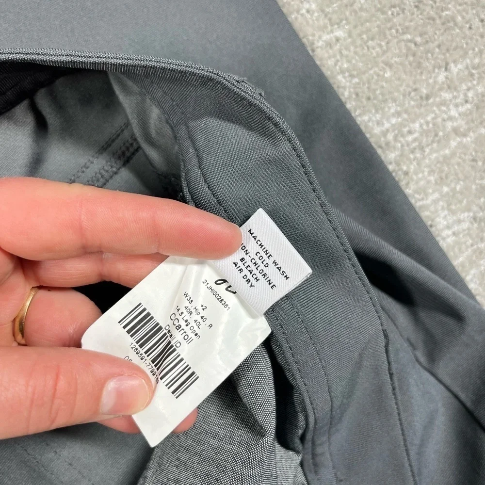 J. Hilburn CSC Mens Gray Straight Leg Dress Pant size 40R READ BELOW